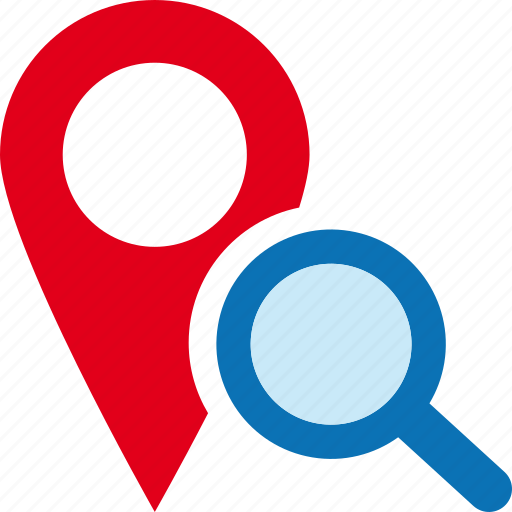 Address, find, magnifier, map, pin, search, searching icon - Download on Iconfinder