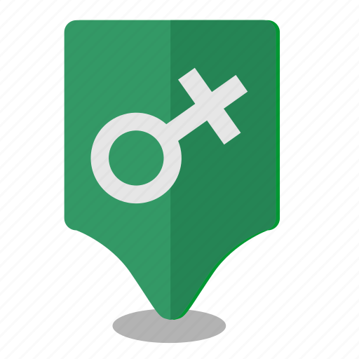 Female, location, map, pointer, woman, poi icon - Download on Iconfinder