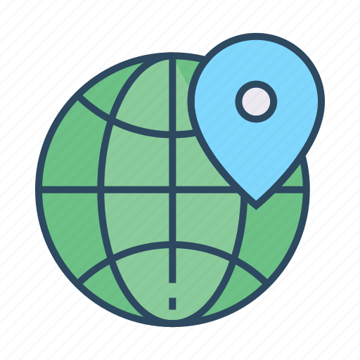 Map, globe location, globe, location icon - Download on Iconfinder