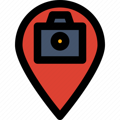 Camera, location, navigation, photo, photography, pin icon - Download on Iconfinder
