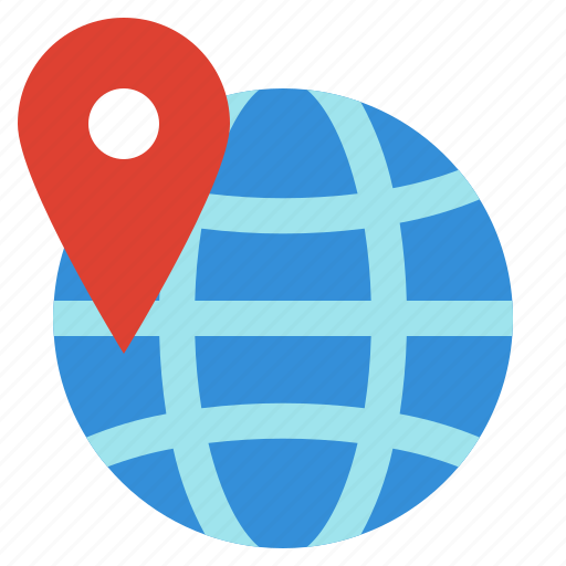 Earth, globe, location, map, navigation, pin, world icon - Download on Iconfinder