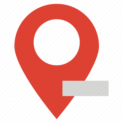 Gps, location, map, minus, navigation, pin, world icon - Download on Iconfinder