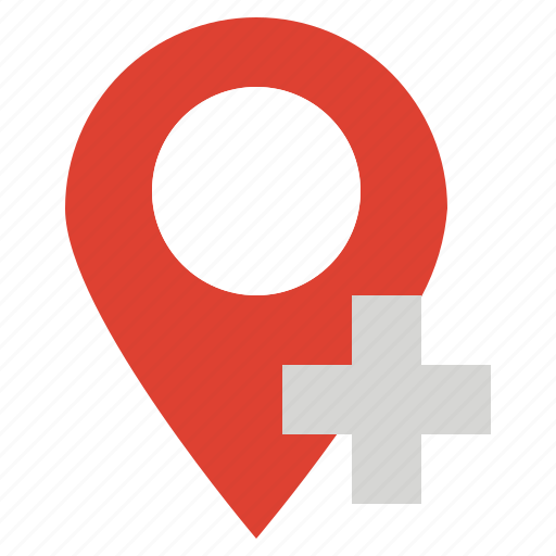 Add, gps, location, map, maps, navigation, plus icon - Download on Iconfinder