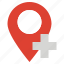 add, gps, location, map, maps, navigation, plus 