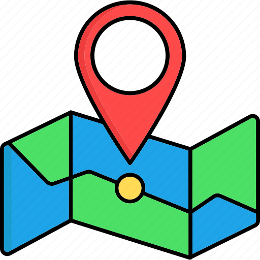 Current location, location, navigation, map-pin, map, gps, location-pointer icon - Download on Iconfinder
