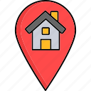 home location, location, home, house, house-location, pin, map, navigation, gps
