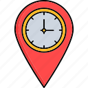 location time history, pin, gps, direction, location, navigation, pointer, location time