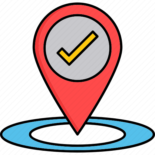 Location pin, location, location-pointer, map, gps, navigation, pin icon - Download on Iconfinder