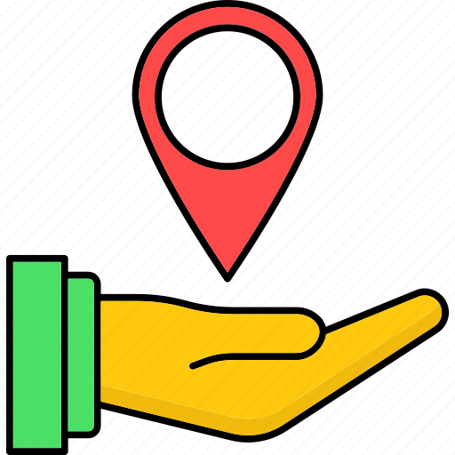 Share location, location, share, location-pointer, map, navigation, pin icon - Download on Iconfinder