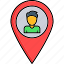 street view, location, map, position, person, user-location, locate, positioning, place-holder