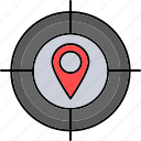 target location, location, target, map, pin, navigation, location-pin, location-pointer, location-marker