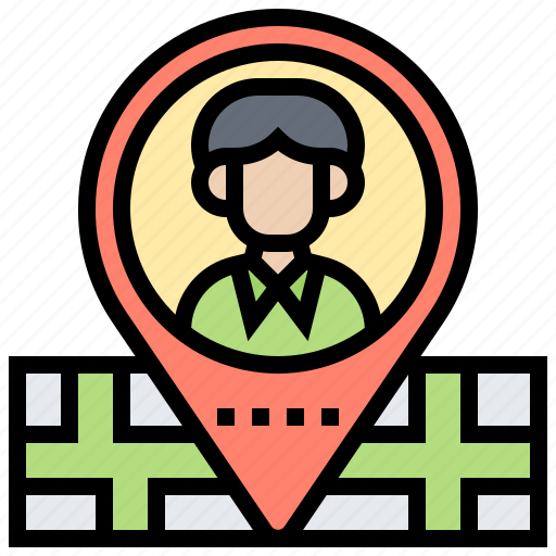 Map, marker, pin, position, tracking icon - Download on Iconfinder