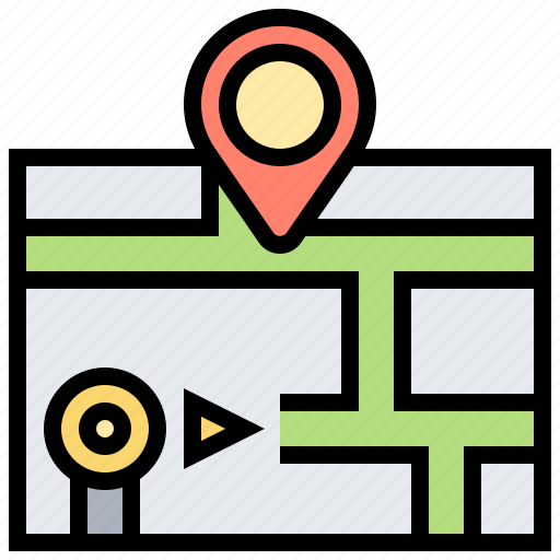 Direction, location, map, navigation, travel icon - Download on Iconfinder