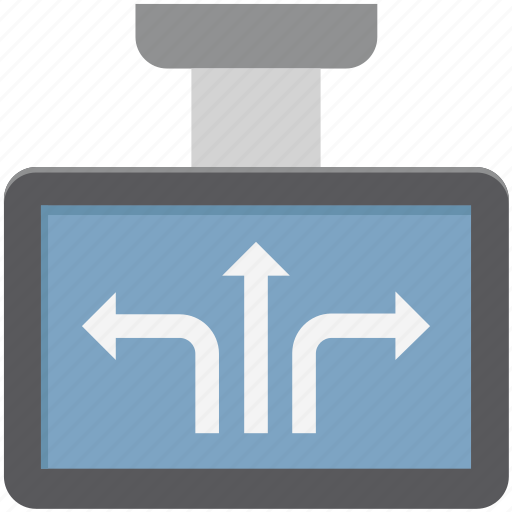 Direction, direction signpost, road sign, road signpost icon - Download on Iconfinder