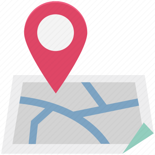 Direction, map, map pin, navigation, path, pin, route icon - Download on Iconfinder