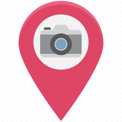 Camera, gps, photography, photography location, places to photograph, tourism, travelling icon - Download on Iconfinder