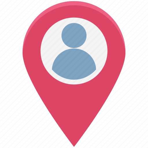 Man, man location, map pin, person, person location, pin, user icon - Download on Iconfinder