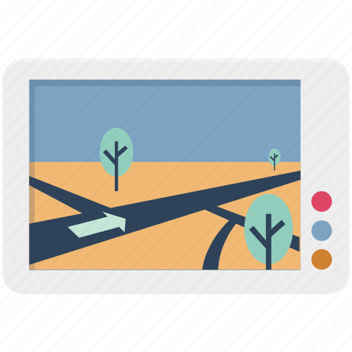Gps, location, map, map device, navigation, online map, track device icon - Download on Iconfinder