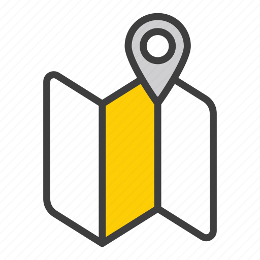 Map, location, pin, gps, direction, pointer, marker icon - Download on Iconfinder