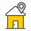 home location, location, home, house, house-location, pin, map, navigation, gps 