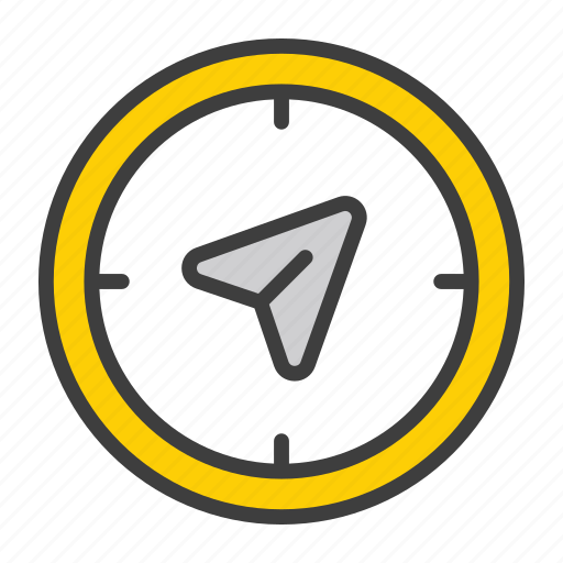 Compass, location, gps, map, tool, geometry, travel icon - Download on Iconfinder