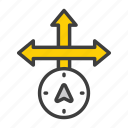 direction, arrow, navigation, location, right, sign, arrows, left, up