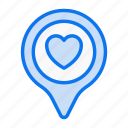 love location, location, love, heart, map, wedding-location, valentine, pin, wedding