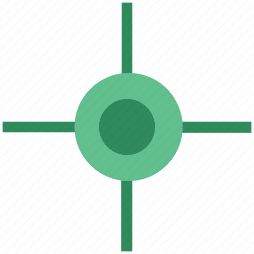 Crosshair, crosshair reticle, point, reticle, target icon - Download on Iconfinder