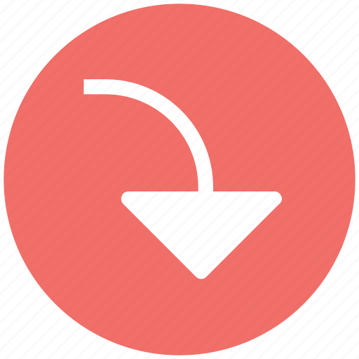 Arrow, down, down arrow, down gps, downloading icon - Download on Iconfinder