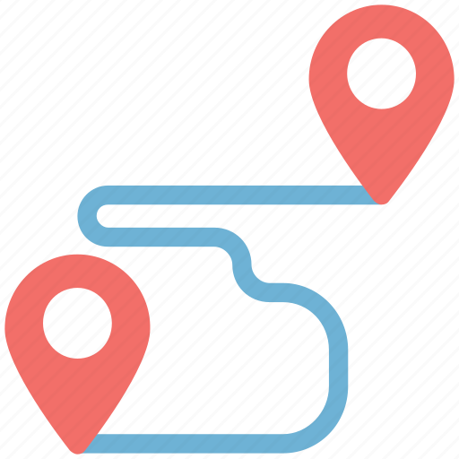 Direction finder, directional, gps, location pins, navigation trajectory, navigations, track icon - Download on Iconfinder