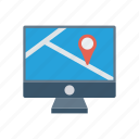 display, location, map, screen