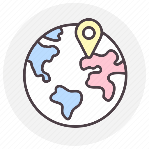 Globe, gps, location, navigation icon - Download on Iconfinder