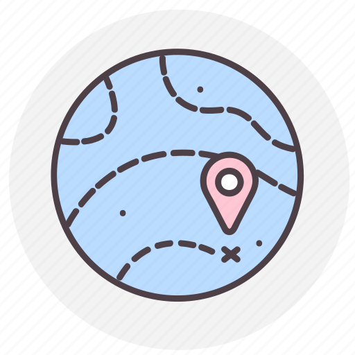 Globe, location, map, navigation icon - Download on Iconfinder