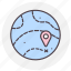 globe, location, map, navigation 