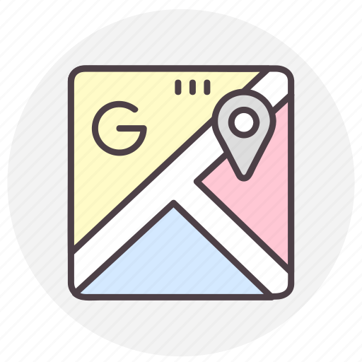 Google maps, location, map, navigation icon - Download on Iconfinder
