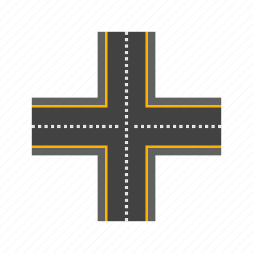 Freeway, highway, interchange, overpass, road, underpass icon - Download on Iconfinder