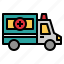 ambulance, vehicle, medical, healthcare, accident 