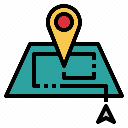 Route, itinerary, destination, journey, tracking icon - Download on Iconfinder