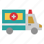ambulance, vehicle, medical, healthcare, accident 