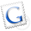 gmail, google, grey, stamp