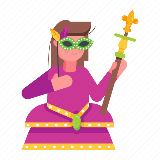 Carnival attire, carnival girl, carnival costume, carnival queen, mardi gras icon - Download on Iconfinder