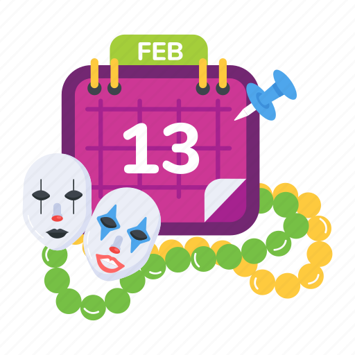 Carnival day, carnival event, carnival date, parade day, shrove day icon - Download on Iconfinder