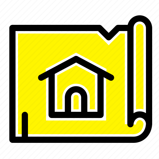 Building, construction, house, map icon - Download on Iconfinder