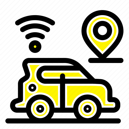 Car, location, map, technology icon - Download on Iconfinder