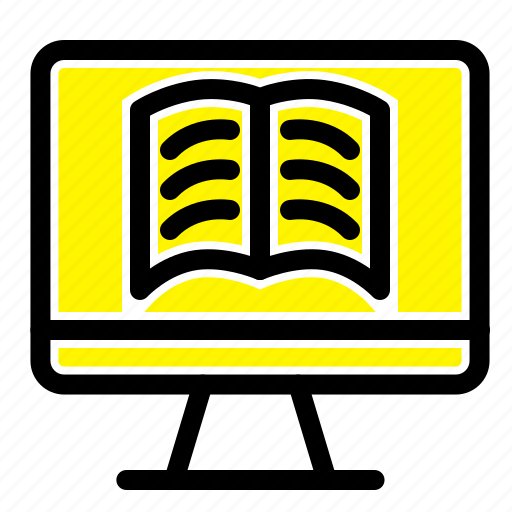 Book, computer, ontechnology icon - Download on Iconfinder