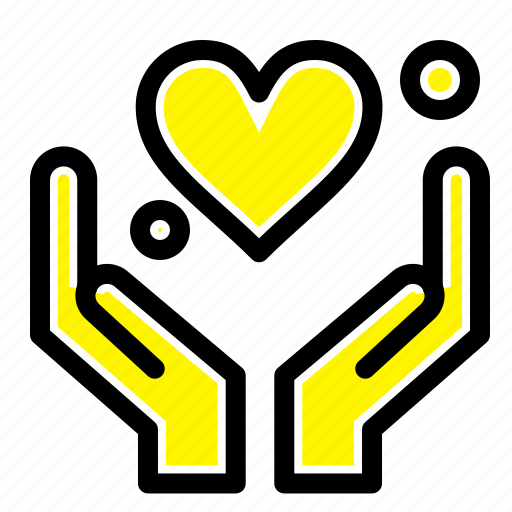 Hand, heart, love, motivation icon - Download on Iconfinder