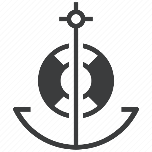 Anchor, lifebuoy, nautical, ocean, sail, ship, marine icon - Download on Iconfinder