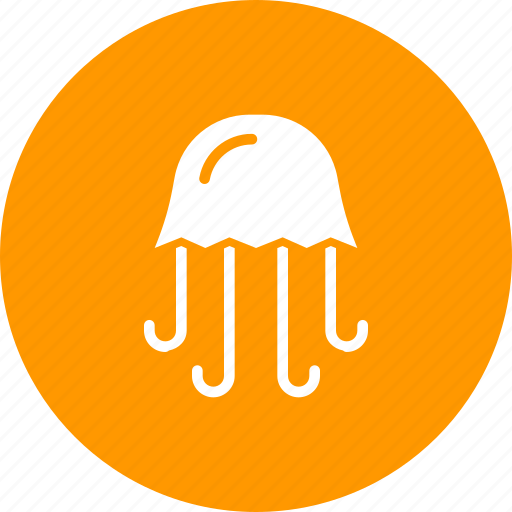 Jellyfish, marine, sea, fish, water icon - Download on Iconfinder