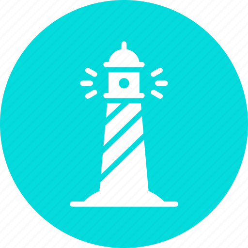 Direction, light, lighthouse, nautical, navigation, ocean, sea icon - Download on Iconfinder