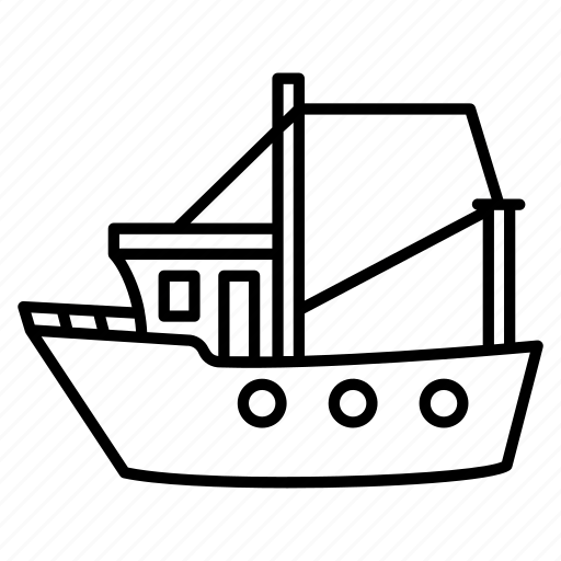 Fishing boat, boat, fishing, water, navigator, sailor icon - Download on Iconfinder
